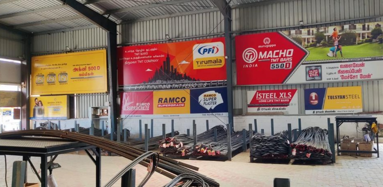 Leading Tata Steel and Cement Dealers in Tirupur